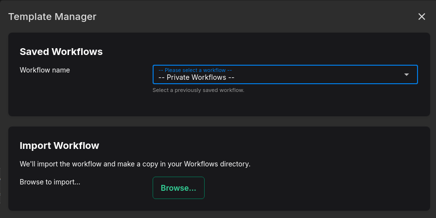 HPCBOX Workflow Template Manager